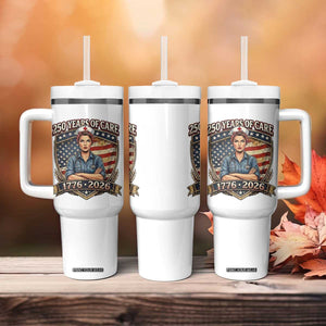 Patriotic Nurse Celebrating 250 Years Of Care Gift Tumbler With Handle TS12 Print Your Wear