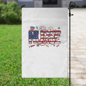 USA 250 Proud American Nurse Garden Flag Patriotic Healthcare Hero TS12 Print Your Wear