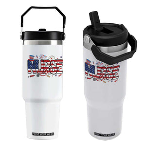 USA 250 Proud American Nurse Flip Straw Tumbler Patriotic Healthcare Hero TS12 One Size: 30 oz White Print Your Wear
