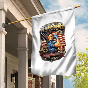 Patriotic Rosie Nurse Feminist Pride Garden Flag 250 Years Of Nursing TS12 Print Your Wear