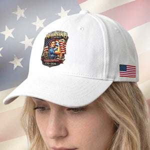 Patriotic Rosie Nurse Feminist Pride Baseball Cap 250 Years Of Nursing TS12 Print Your Wear