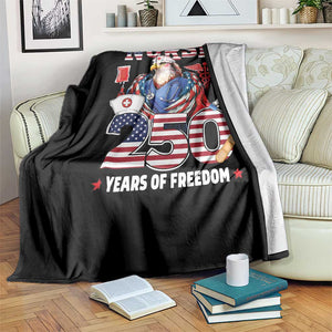 Bald Eagle Nurse 250 Years Of Freedom Throw Blanket Patriotic American Nurse Gift TS12 Print Your Wear