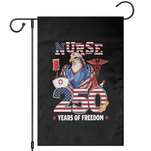 Bald Eagle Nurse 250 Years Of Freedom Garden Flag Patriotic American Nurse Gift TS12 Black Print Your Wear