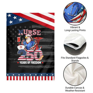 Bald Eagle Nurse 250 Years Of Freedom Garden Flag Patriotic American Nurse Gift TS12 Print Your Wear