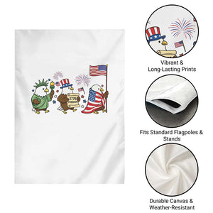 Adorable Patriotic Eagle 250 Years Of Freedom Garden Flag USA Anniversary Gift TS12 Print Your Wear