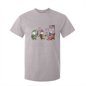 Adorable Patriotic Eagle 250 Years Of Freedom T Shirt For Kid USA Anniversary Gift TS12 Ice Gray Print Your Wear
