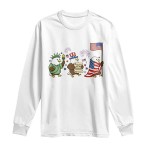 Adorable Patriotic Eagle 250 Years Of Freedom Long Sleeve Shirt USA Anniversary Gift TS12 White Print Your Wear