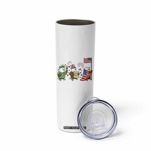 Adorable Patriotic Eagle 250 Years Of Freedom Skinny Tumbler USA Anniversary Gift TS12 Print Your Wear
