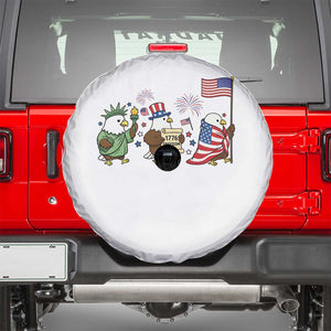 Adorable Patriotic Eagle 250 Years Of Freedom Spare Tire Cover USA Anniversary Gift TS12 White Print Your Wear