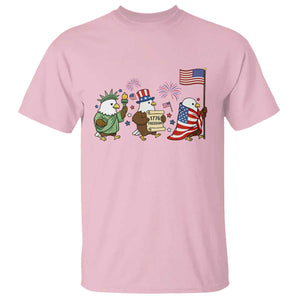 Adorable Patriotic Eagle 250 Years Of Freedom T Shirt USA Anniversary Gift TS12 Light Pink Print Your Wear