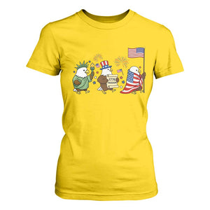 Adorable Patriotic Eagle 250 Years Of Freedom T Shirt For Women USA Anniversary Gift TS12 Daisy Print Your Wear