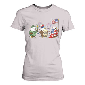 Adorable Patriotic Eagle 250 Years Of Freedom T Shirt For Women USA Anniversary Gift TS12 Ice Gray Print Your Wear