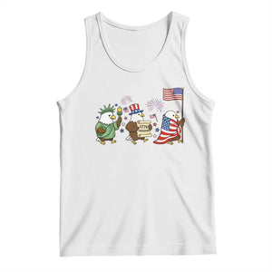 Adorable Patriotic Eagle 250 Years Of Freedom Tank Top USA Anniversary Gift TS12 White Print Your Wear