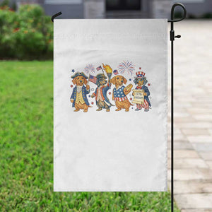 Patriotic Wiener Dog 250th Anniversary Garden Flag Dachshund Lover Gift TS12 Print Your Wear
