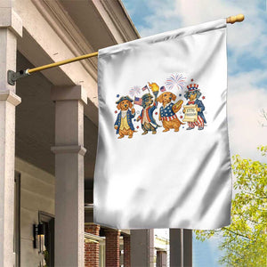 Patriotic Wiener Dog 250th Anniversary Garden Flag Dachshund Lover Gift TS12 Print Your Wear