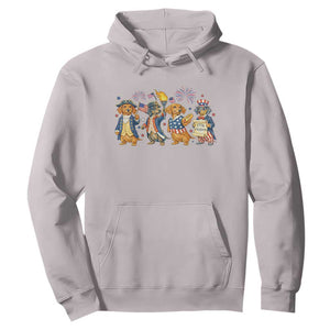 Patriotic Wiener Dog 250th Anniversary Hoodie Dachshund Lover Gift TS12 Ice Gray Print Your Wear