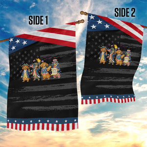 Patriotic Wiener Dog 250th Anniversary Garden Flag Dachshund Lover Gift TS12 Print Your Wear