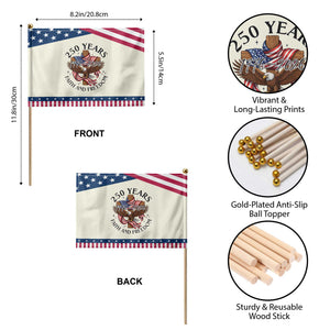 250 Years Faith And Freedom Garden Flag Patriotic Christian Eagle TS12 Print Your Wear