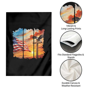 Faith And Freedom Christian American Flag Eagle Garden Flag American Faith Pride TS12 Print Your Wear
