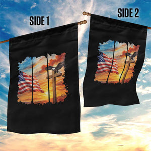 Faith And Freedom Christian American Flag Eagle Garden Flag American Faith Pride TS12 Print Your Wear