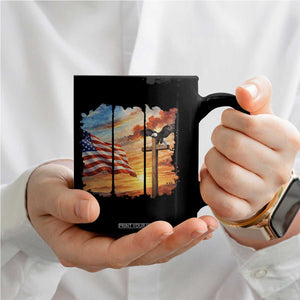 Faith And Freedom Christian American Flag Eagle Coffee Mug American Faith Pride TS12 Print Your Wear