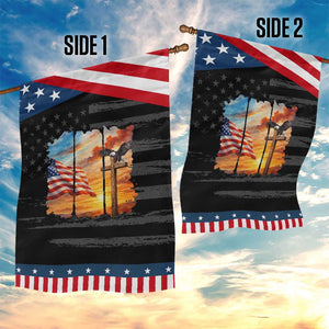 Faith And Freedom Christian American Flag Eagle Garden Flag American Faith Pride TS12 Print Your Wear