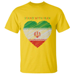 Stand With Iran T Shirt Anti War Political Protest Statement TS12 Daisy Print Your Wear