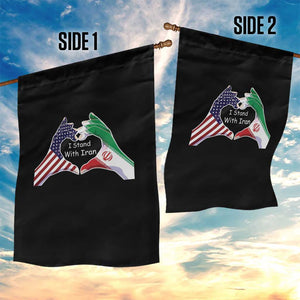 I Stand With Iran Garden Flag Support Iranian People For Peace TS12 Print Your Wear
