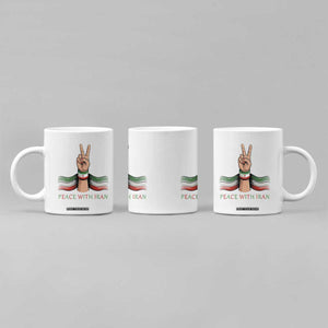 Peace With Iran Coffee Mug Support Iranian People For Peace TS12 Print Your Wear