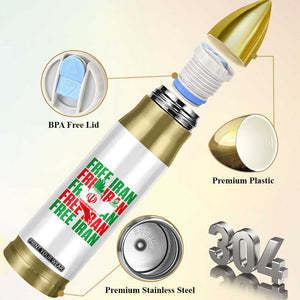 Freedom Dove Flag Bullet Tumbler Peaceful Iran Support TS12 Print Your Wear