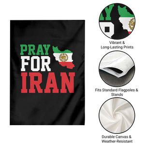 Pray For Iran Garden Flag Anti War Protest Apparel Gift TS12 Print Your Wear