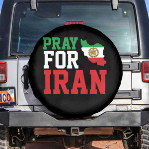 Pray For Iran Spare Tire Cover Anti War Protest Apparel Gift TS12 No hole Black Print Your Wear