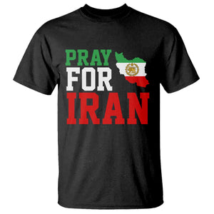 Pray For Iran T Shirt Anti War Protest Apparel Gift TS12 Black Print Your Wear