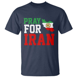 Pray For Iran T Shirt Anti War Protest Apparel Gift TS12 Navy Print Your Wear