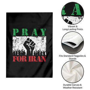 Pray For Iran Garden Flag Support Iranian People Peace TS12 Print Your Wear