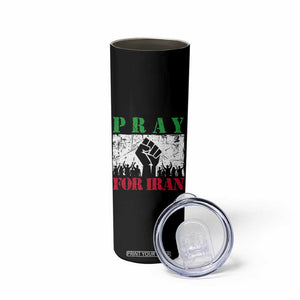 Pray For Iran Skinny Tumbler Support Iranian People Peace TS12 Print Your Wear