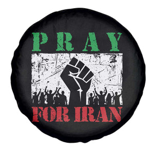 Pray For Iran Spare Tire Cover Support Iranian People Peace TS12 Print Your Wear