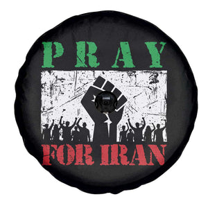 Pray For Iran Spare Tire Cover Support Iranian People Peace TS12 Print Your Wear