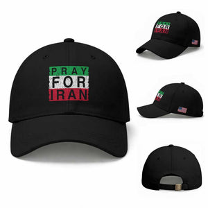 Pray For Iran Baseball Cap Support Peace For Iran TS12 Baseball Cap Universal Fit Black Print Your Wear