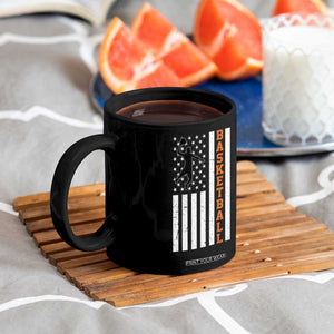 American Flag Basketball Coffee Mug Patriotic Sports Lover Gift TS12 Print Your Wear