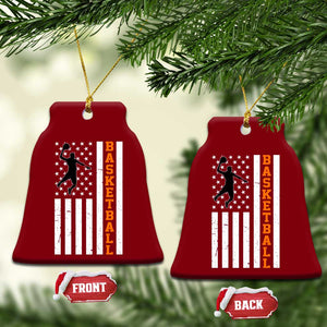 American Flag Basketball Ceramic Ornament Patriotic Sports Lover Gift TS12 Print Your Wear