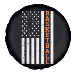 American Flag Basketball Spare Tire Cover Patriotic Sports Lover Gift TS12 Print Your Wear