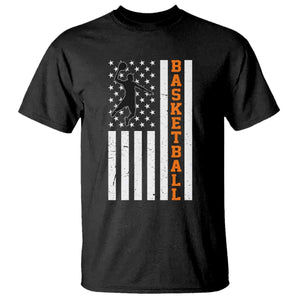 American Flag Basketball T Shirt Patriotic Sports Lover Gift TS12 Black Print Your Wear