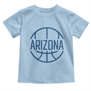 Arizona State Pride Toddler T Shirt Grand Canyon State Basketball Gift TS12 Light Blue Print Your Wear