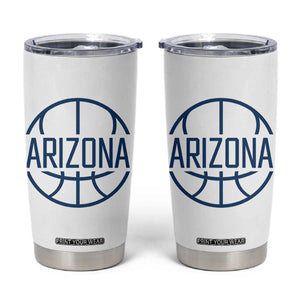Arizona State Pride Tumbler Cup Grand Canyon State Basketball Gift TS12 White Print Your Wear
