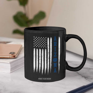 Arizona Patriotic Sports Coffee Mug US Flag Basketball Player Gift TS12 Print Your Wear