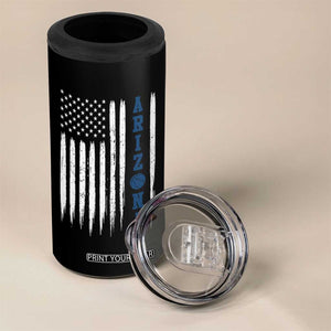 Arizona Patriotic Sports 4 in 1 Can Cooler Tumbler US Flag Basketball Player Gift TS12 Print Your Wear