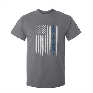 Arizona Patriotic Sports T Shirt For Kid US Flag Basketball Player Gift TS12 Charcoal Print Your Wear