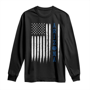 Arizona Patriotic Sports Long Sleeve Shirt US Flag Basketball Player Gift TS12 Black Print Your Wear