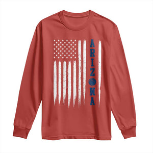 Arizona Patriotic Sports Long Sleeve Shirt US Flag Basketball Player Gift TS12 Red Print Your Wear
